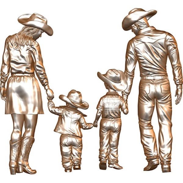 Familia vaquera