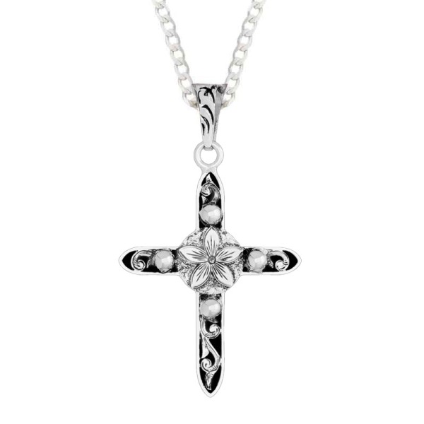  

Gálatas es una cruz de Alpaca simple pero elegante de 1.5""x2"" con pequeñas flores detalladas, completada con cuentas y ramos de Alpaca.

¡Obtén una cadena de Plata de Ley a un precio reducido al comprar la cruz 'Gálatas'! La