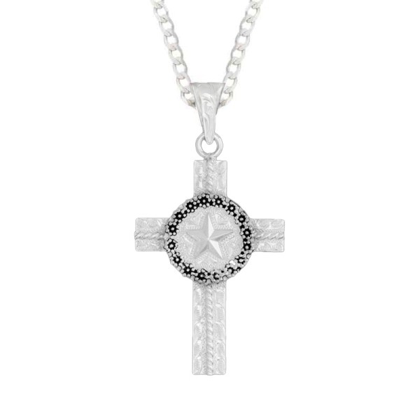 Nuestro 'Marcos' es una Cruz de 1.5"x2" plateada en plata, con detalles de cuerda y bayas adornando una estrella.

¡Obtén una cadena de Plata Esterlina a precio reducido al comprar la cruz 'Marcos'! La cadena no esta incluida con este colgante