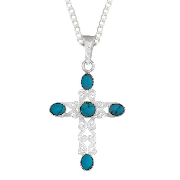Pedro es una hermosa cruz de alpaca grabada a mano, 1.5"x2" con 5 piedras de turquesa simulada.

¡Obtén una cadena de plata esterlina a precio reducido al comprar la cruz 'Pedro'! La cadena no esta incluida con este colgante personalizado.
 
