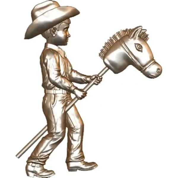 Niño con Caballito